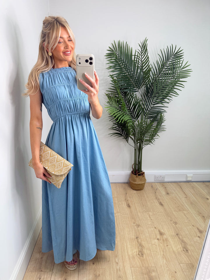 Verity Chambray Maxi