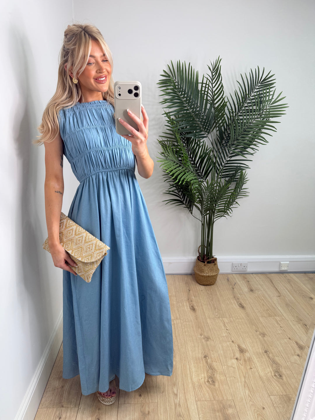 Verity Chambray Maxi