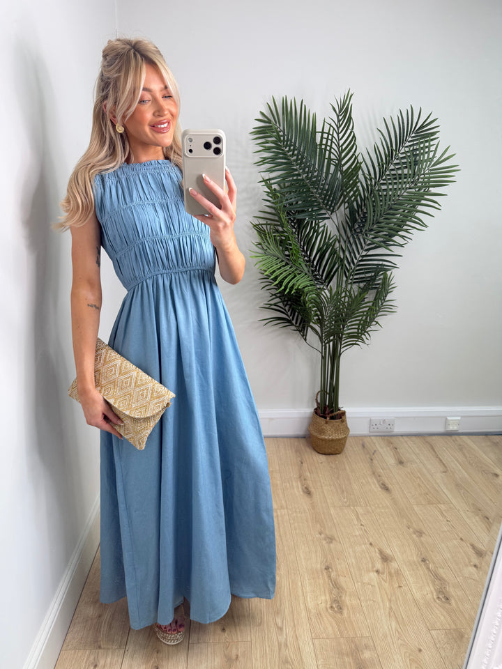 Verity Chambray Maxi