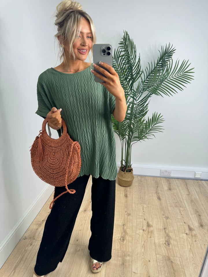 Amberlyn Top - Khaki