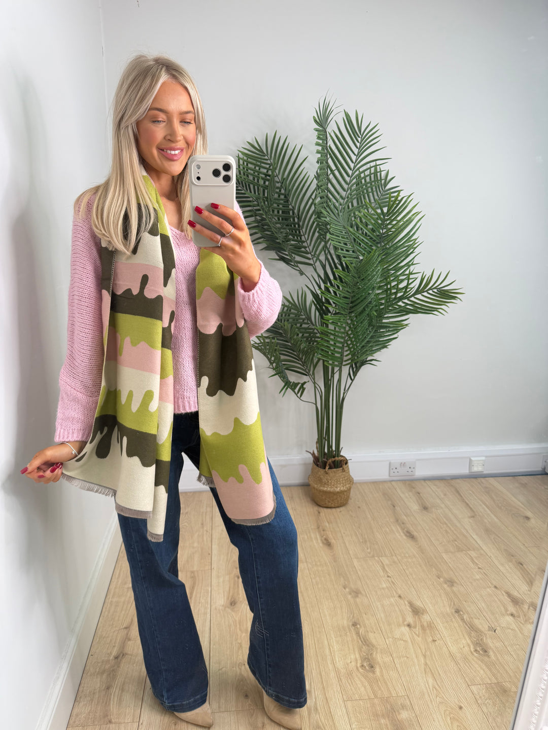 Daisy Plain Knit - Baby Pink