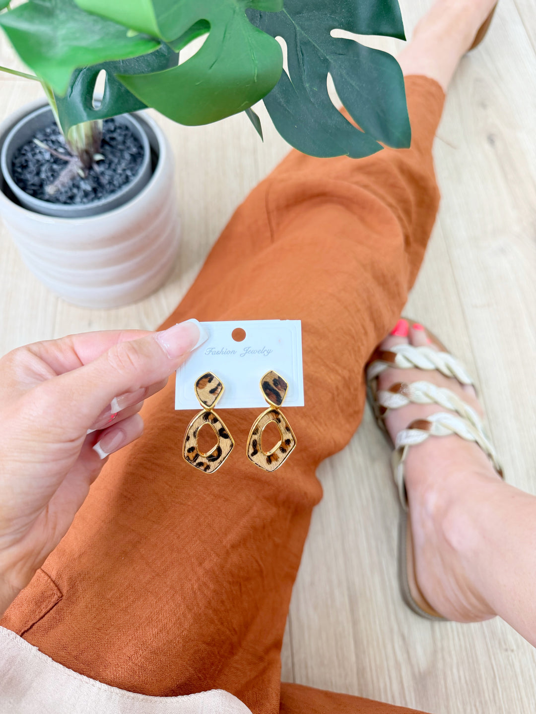 Leopard Hoops