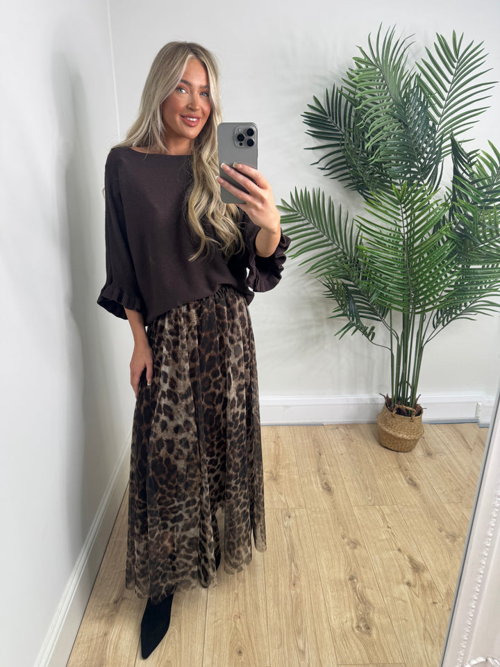 Jess Knit - Chocolate