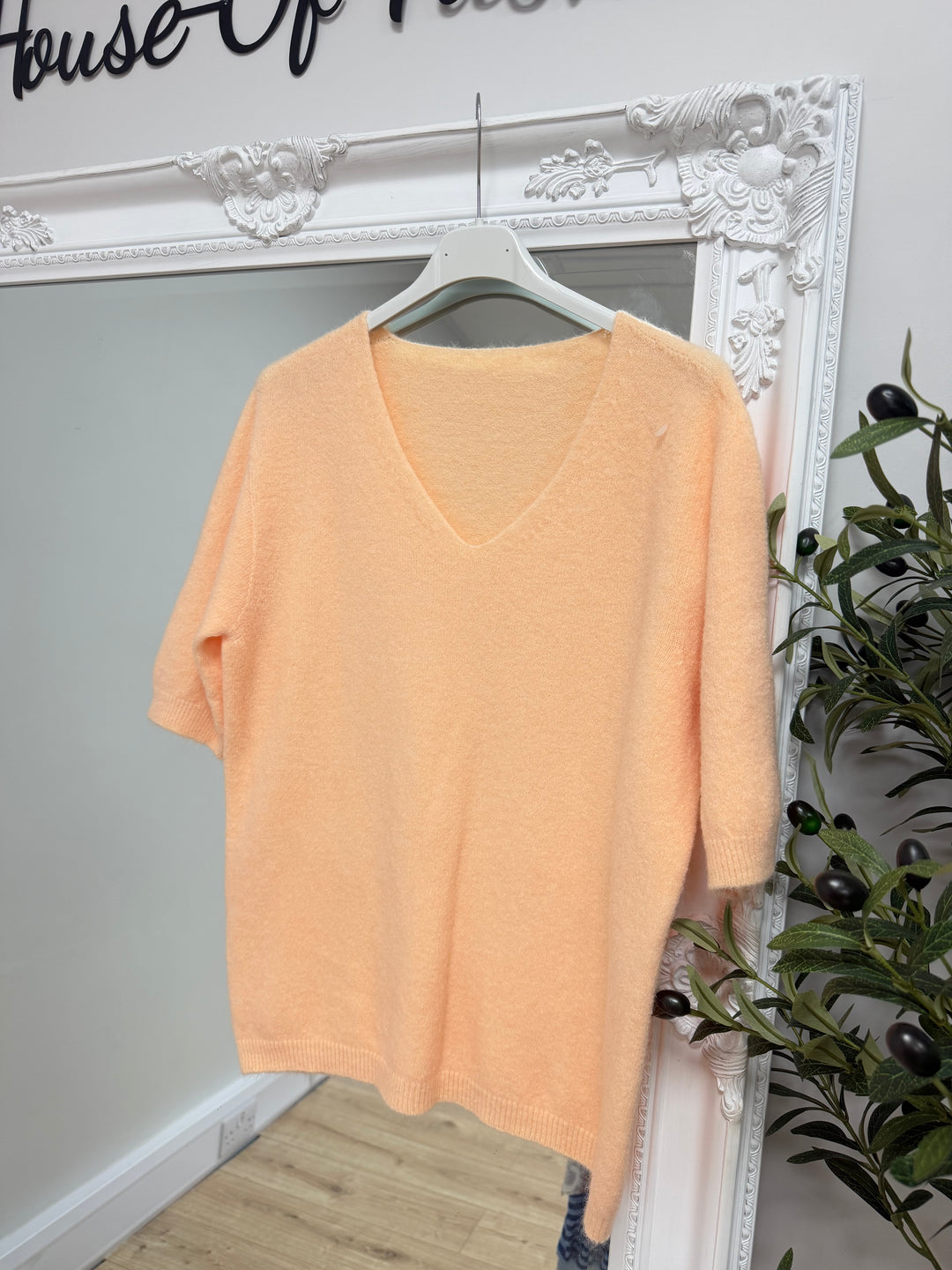 Peach Soft Knit