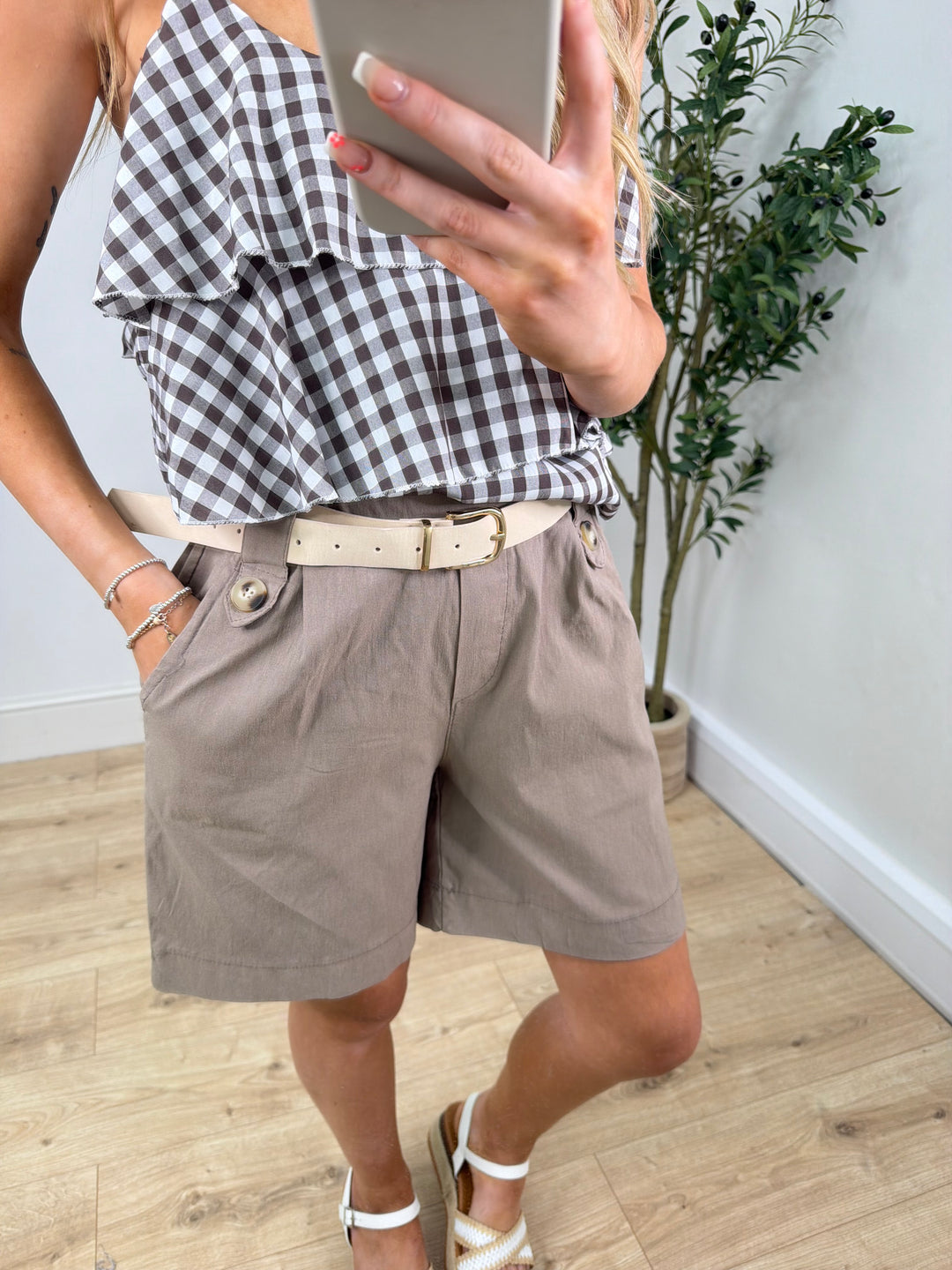 Nancy Belted Magic Shorts
