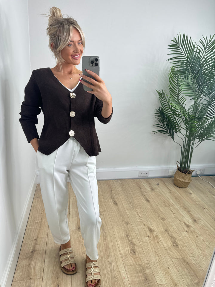 Ophelia Top - Chocolate