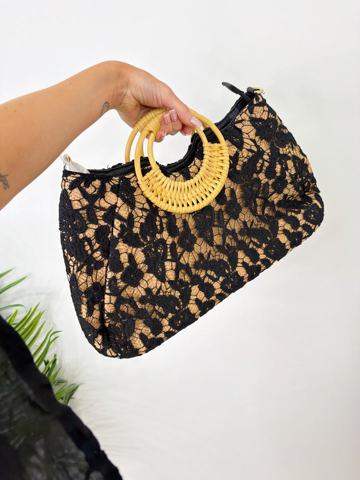 Lexie Lace Bag - Black