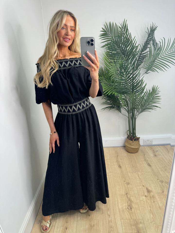 Roman Top - Black