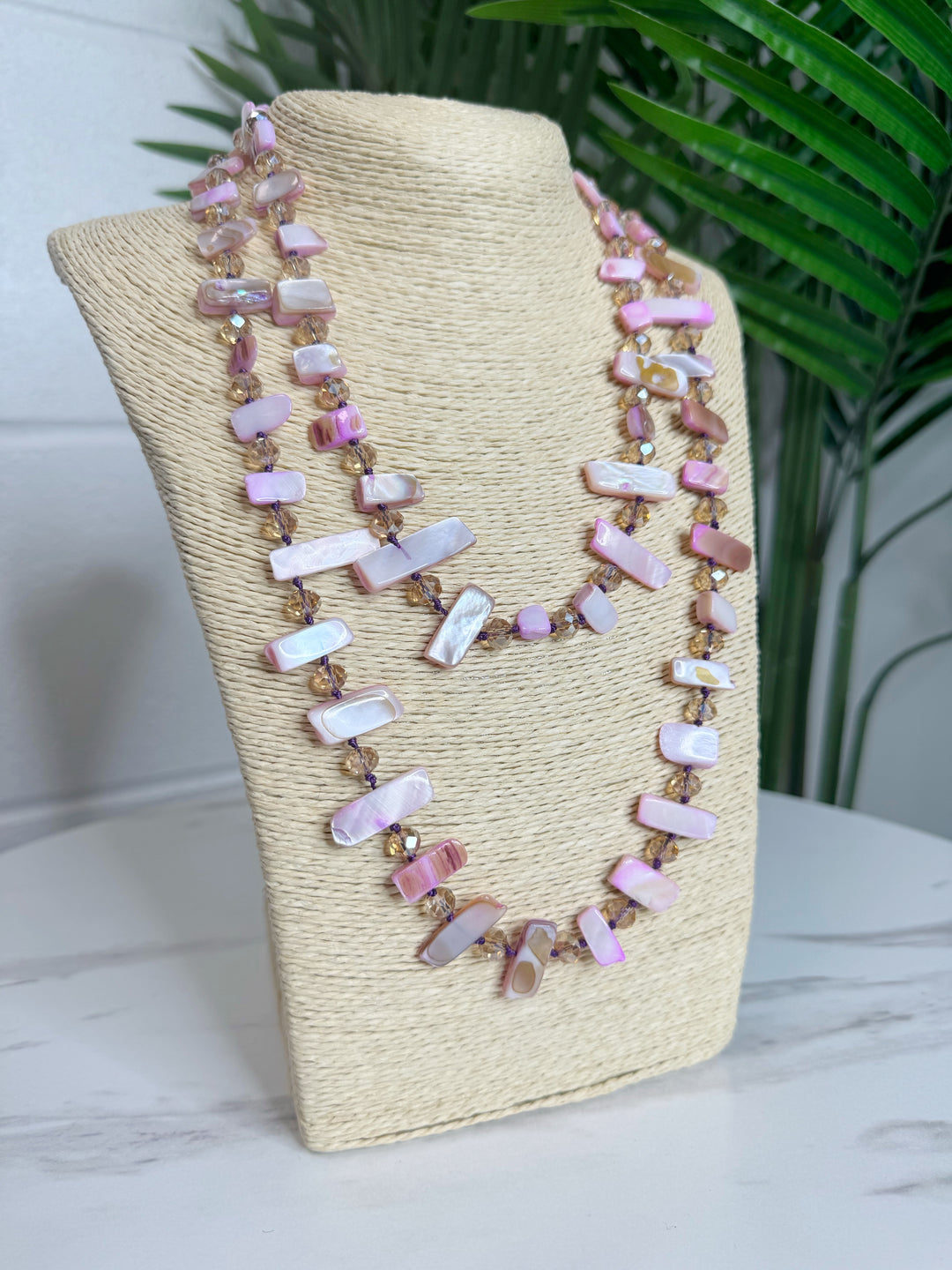 Jewel Necklace - Pink