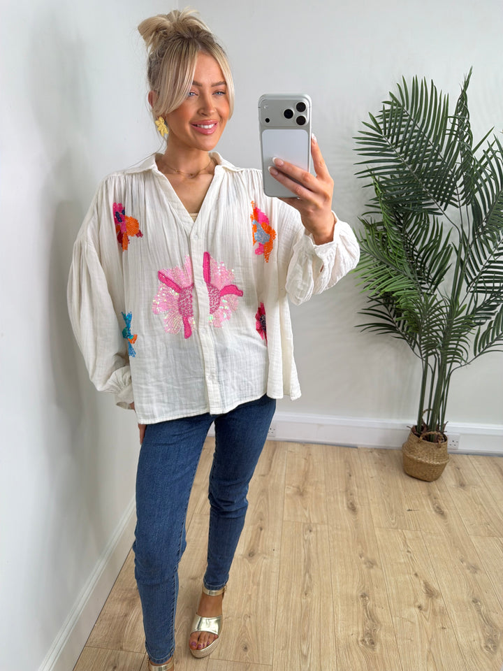 Tropics Shirt - Sequin