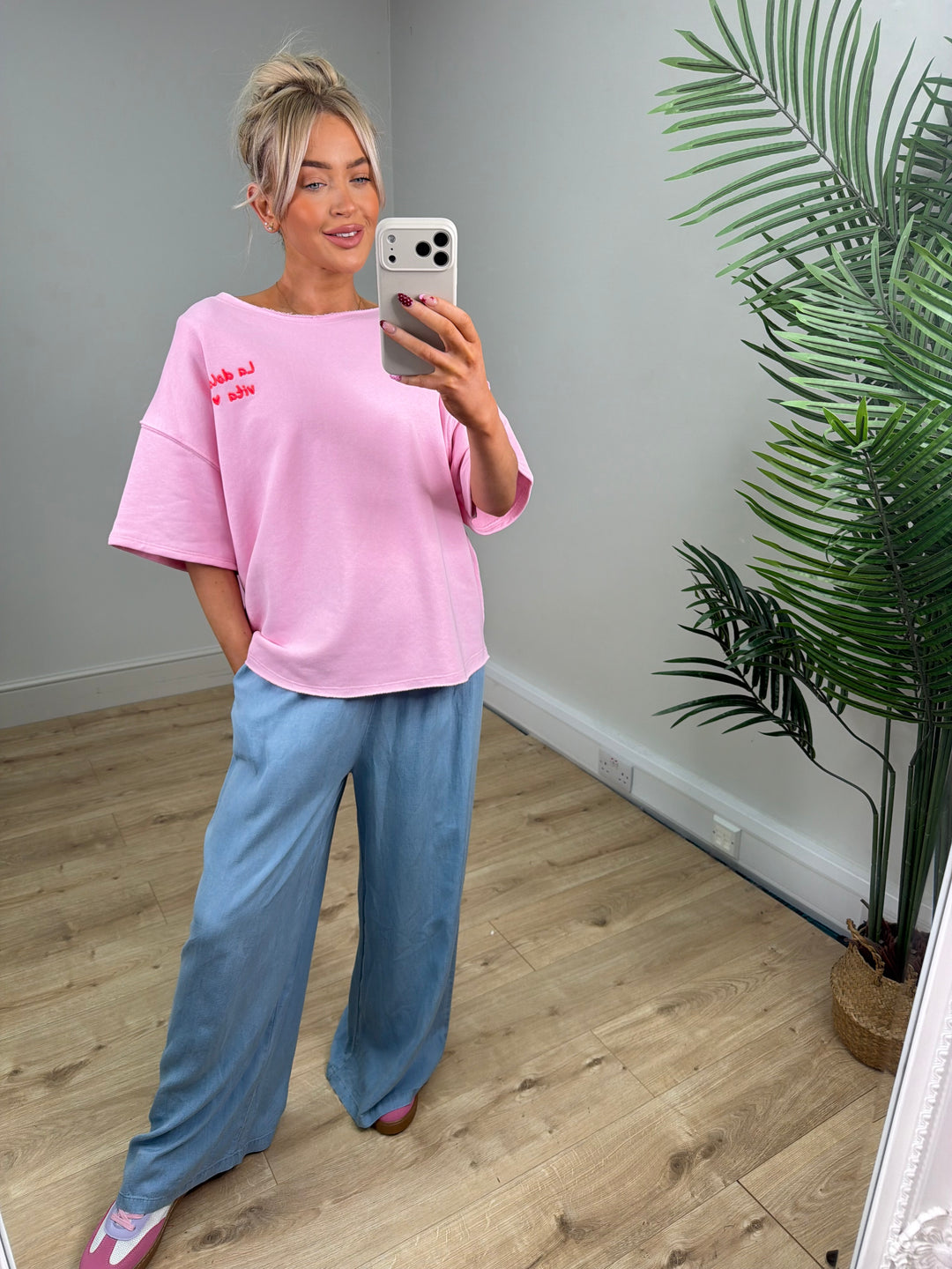 ‘Dolce Vita’ Sweatshirt - Pink