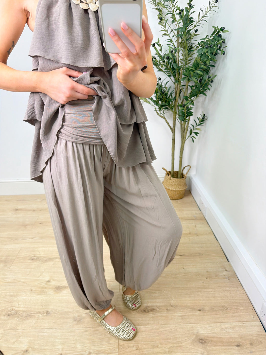 Harem Pants - Mocha