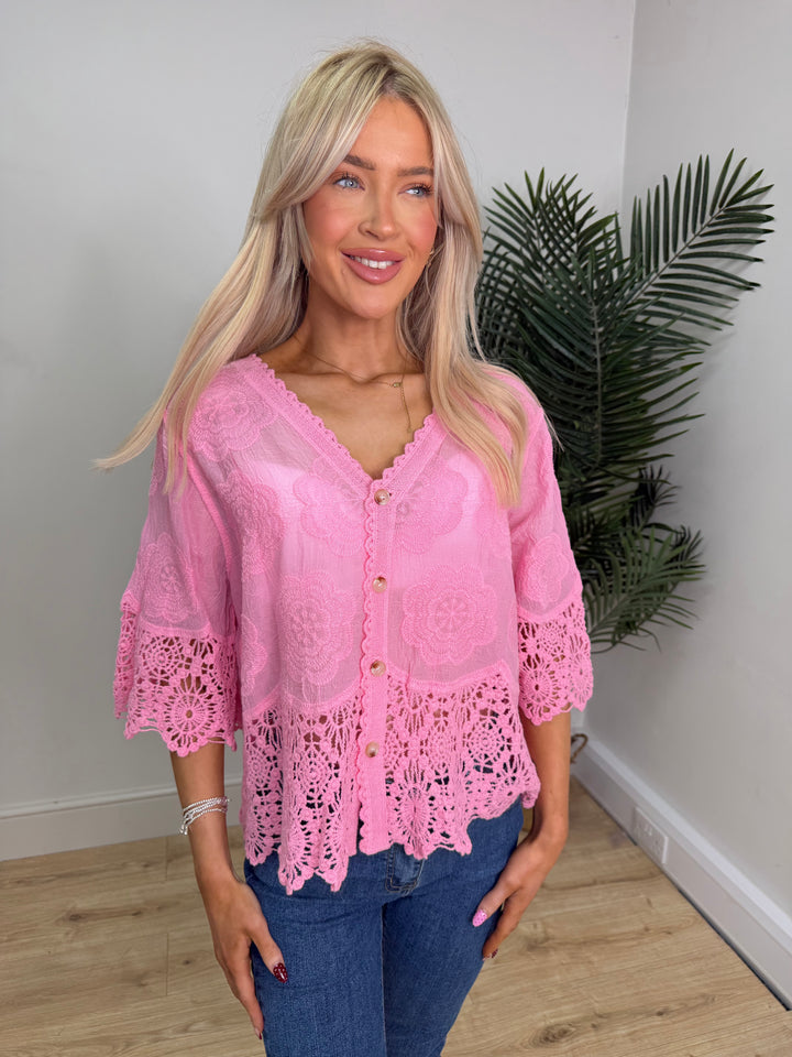 Veronica Top - Pink