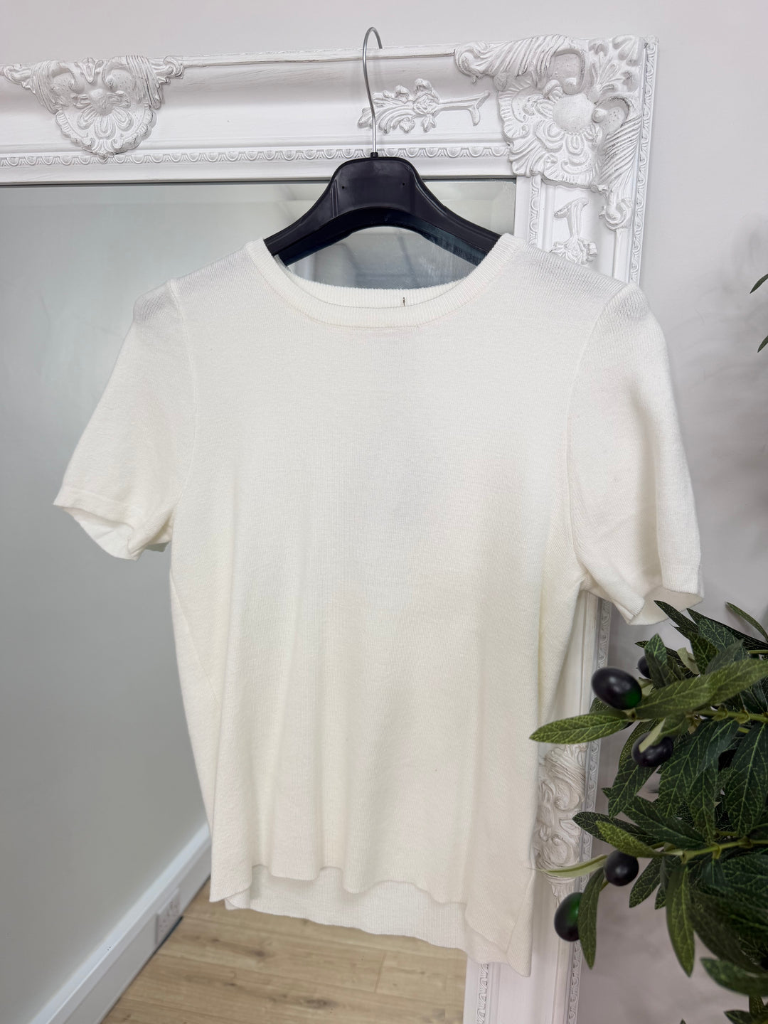 Knitted Tshirt - White