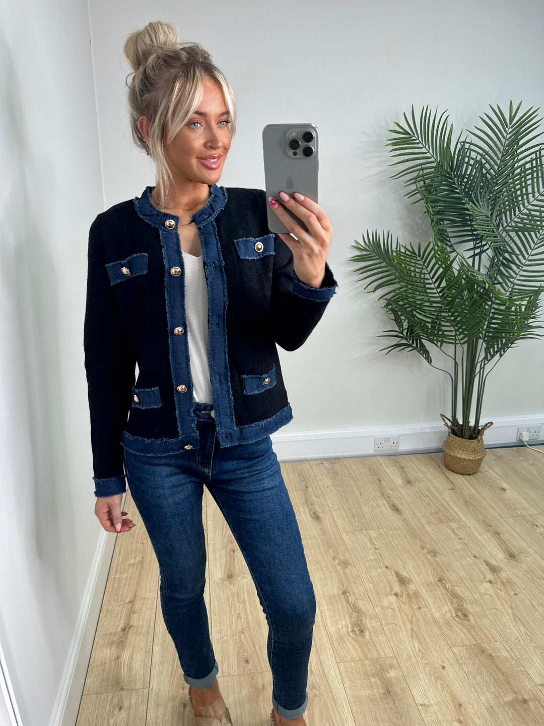 Freya Plain Jacket - Black