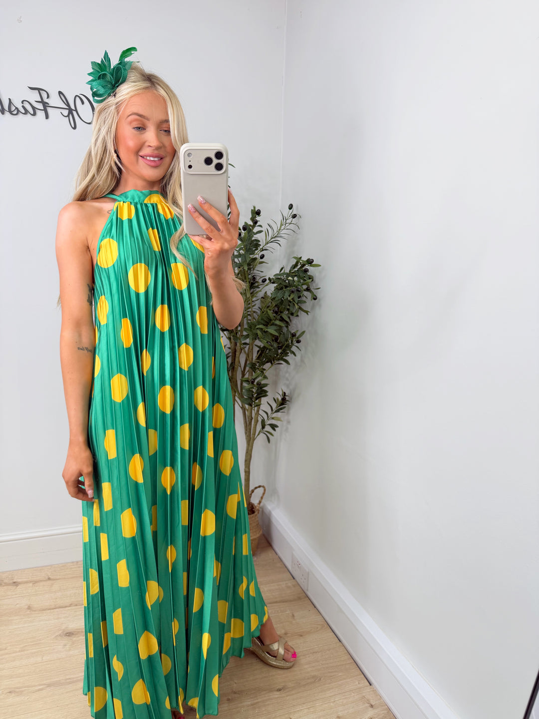 Marcel Dress - Green & Yellow
