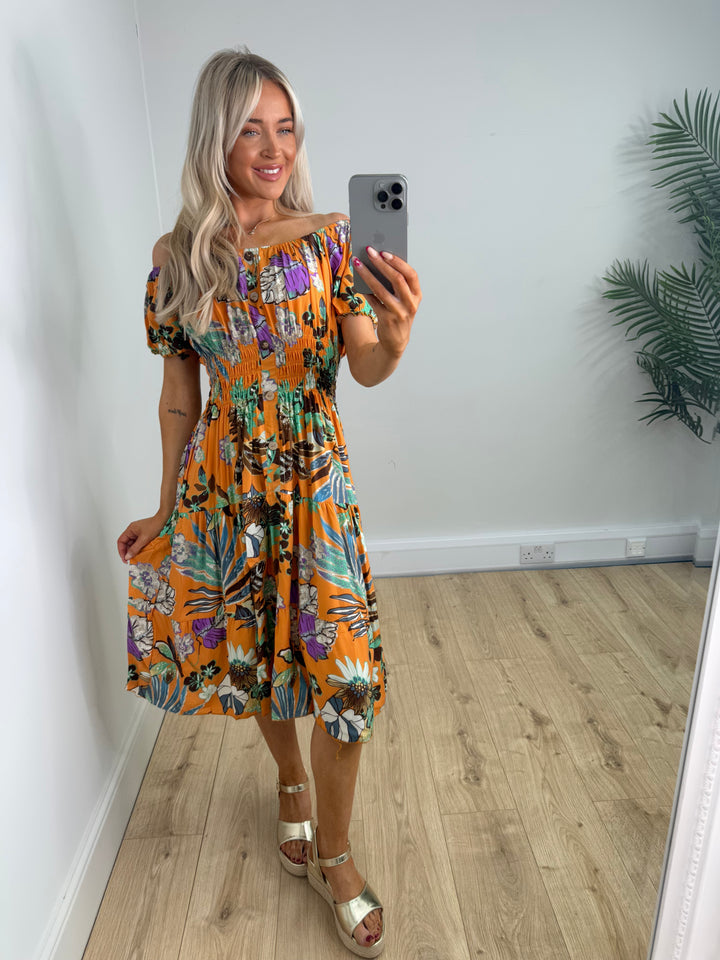 Eloise Magic Dress - Orange