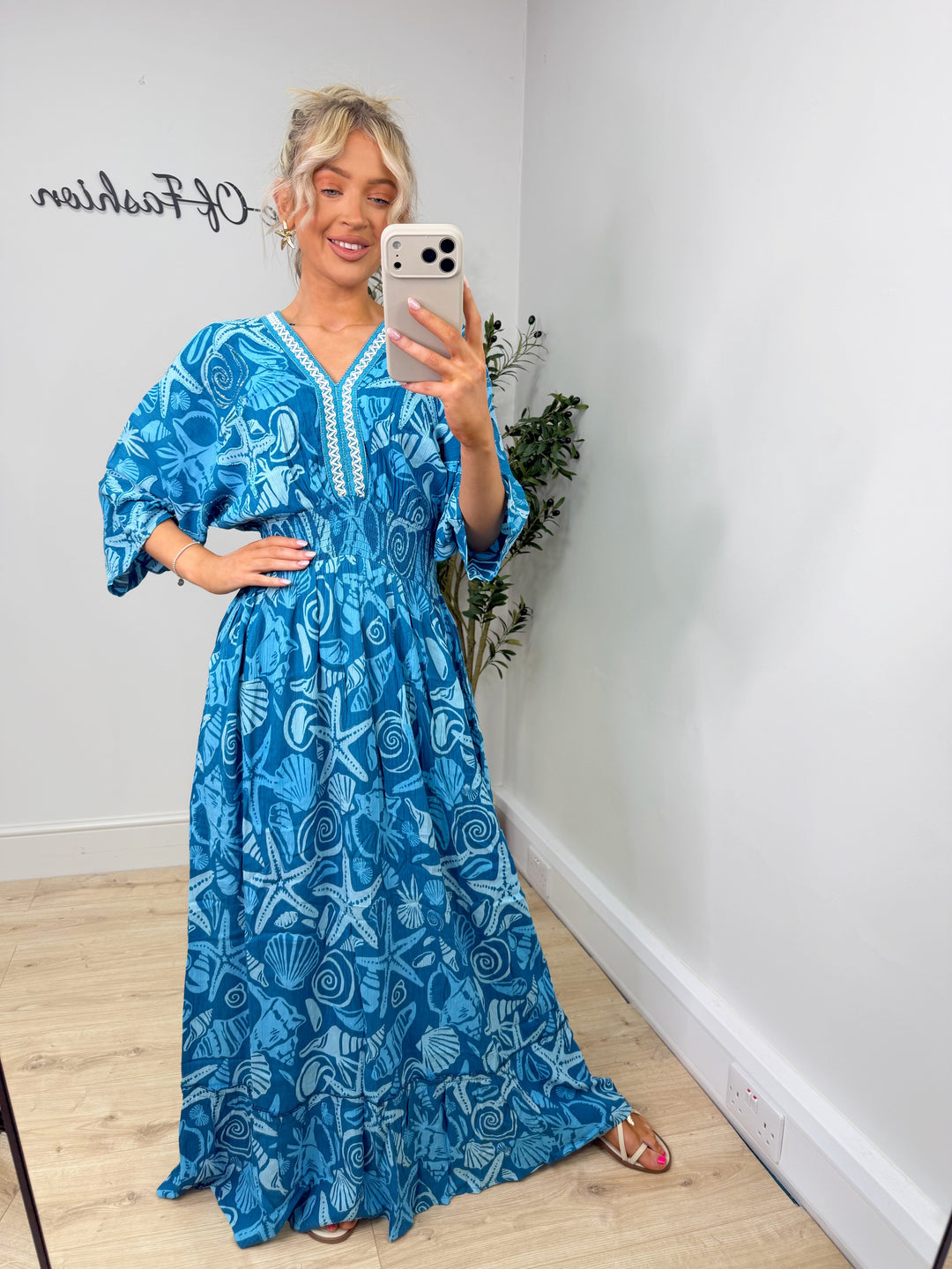 Starfish Dress - Blue