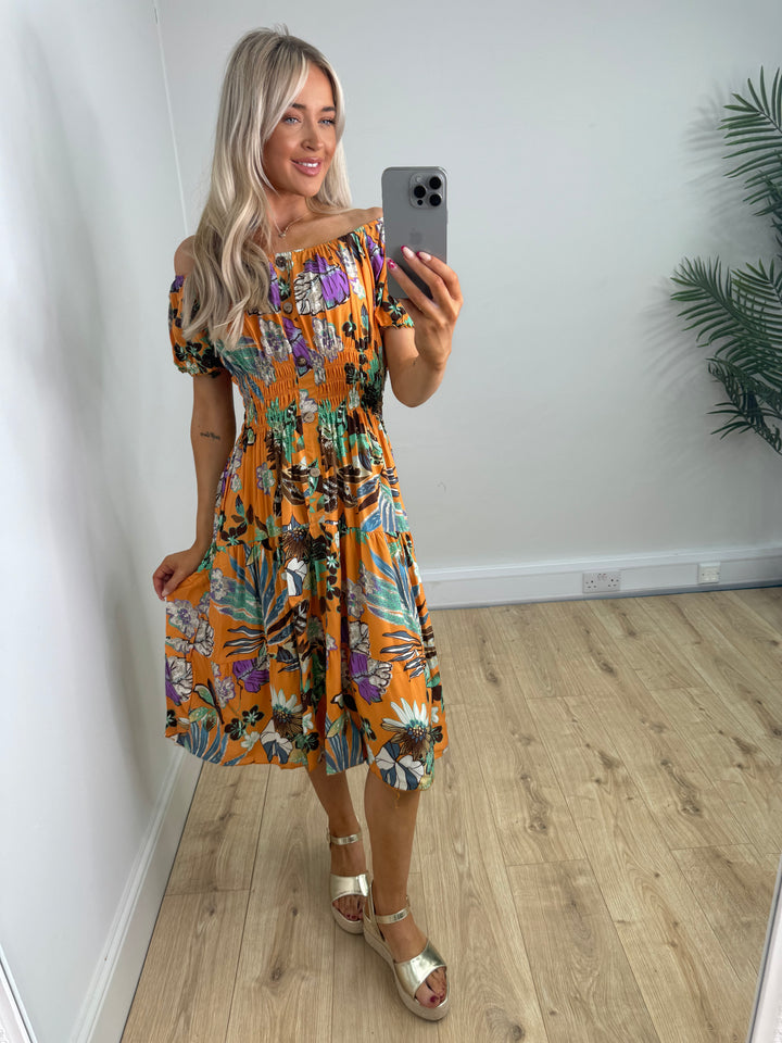 Eloise Magic Dress - Orange