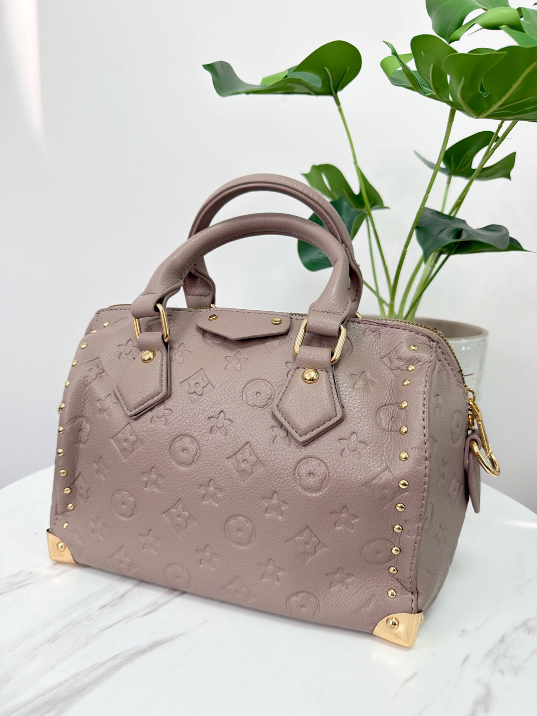 Monogram Barrel Bag - Mink