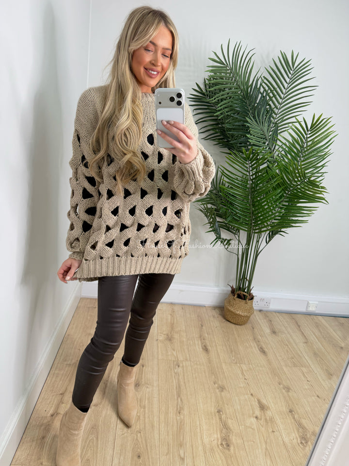 Mabel Knit - Beige
