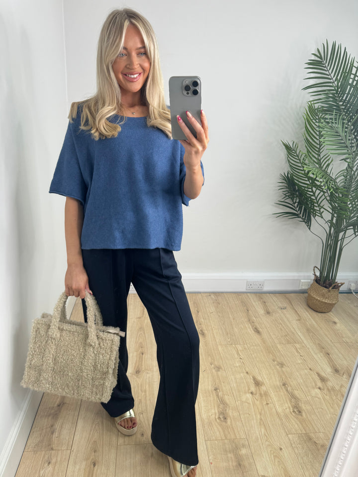 Kennedy Knit -  Denim Blue