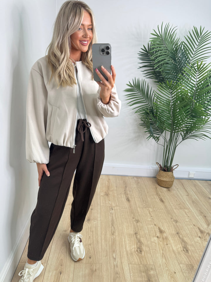 Pippa Bomber - Cream