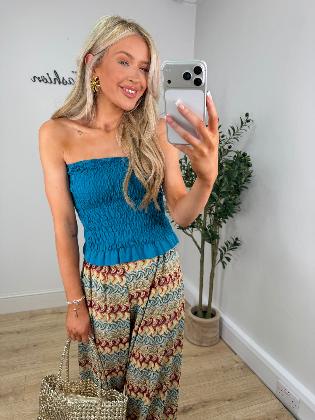 Boob Tube Top - Teal