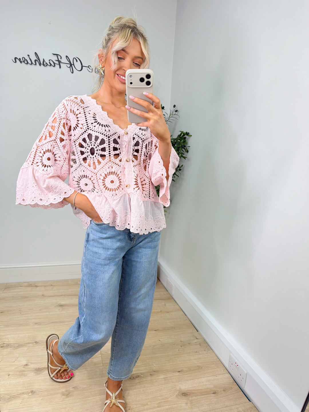 Junie Top - Baby Pink
