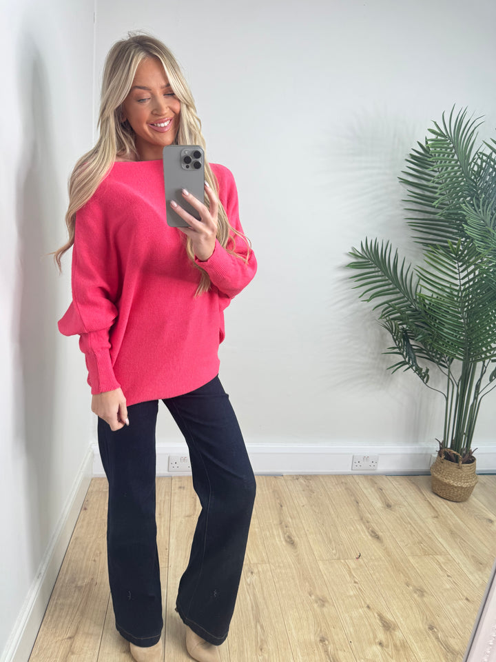 Classic Batwing - Lipstick Pink