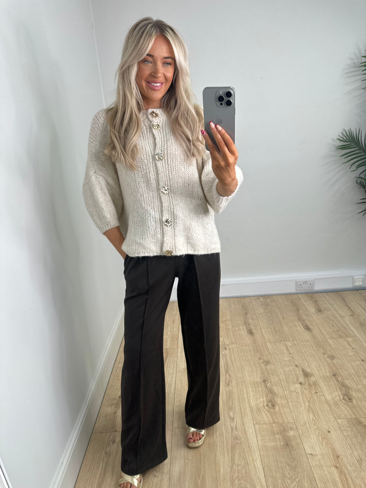 Ava Chunky Cardigan - Cream