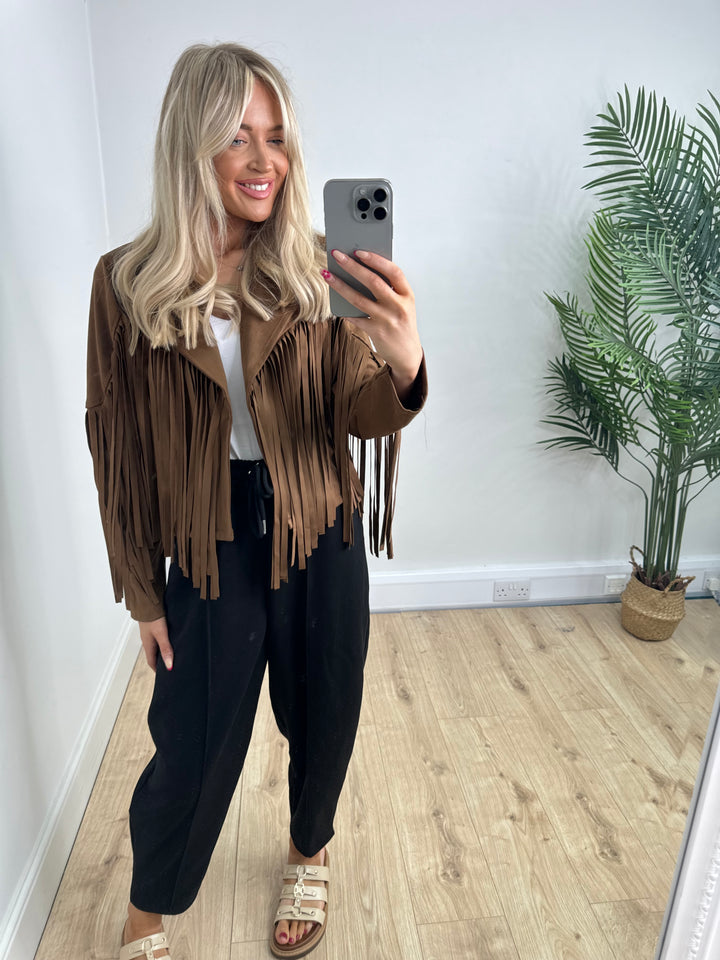 Tassel Jacket - Tan