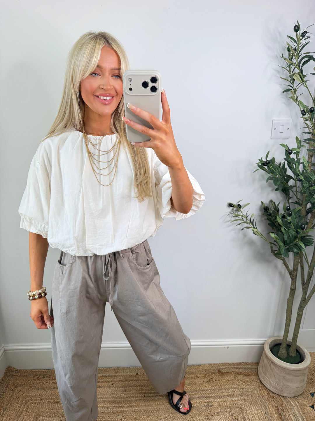 Bowden Top - Cream