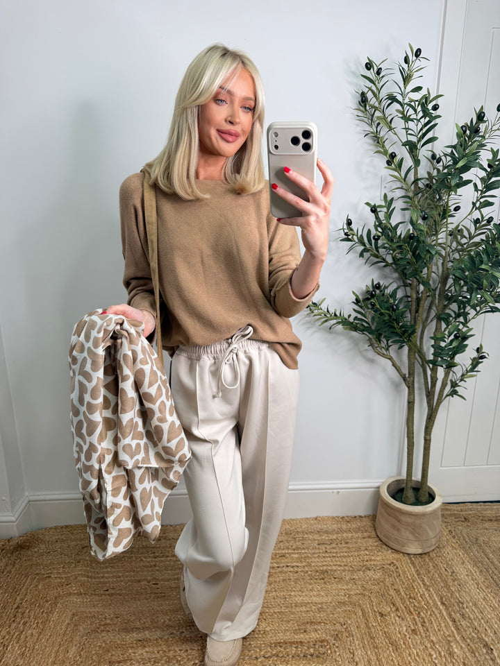 Zelda Soft Knit - Tan