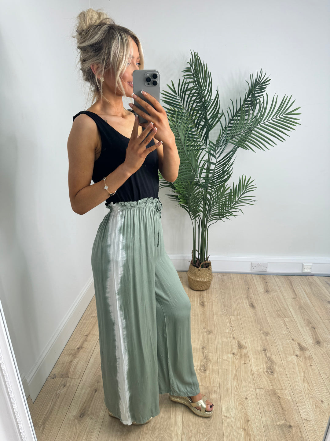 Dylan Tiedye Trousers - Khaki