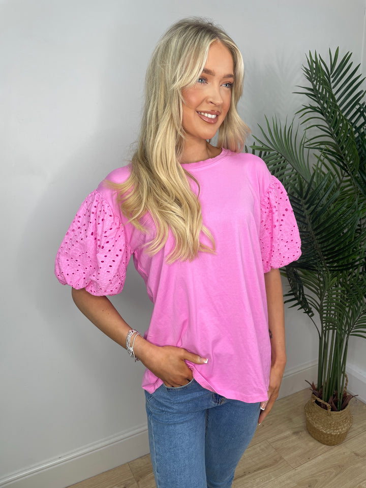 Kiera Tshirt - Candy Pink