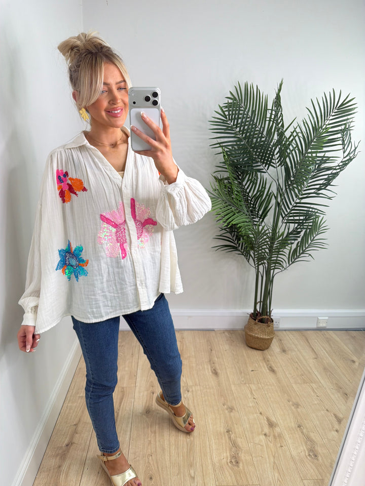 Tropics Shirt - Sequin