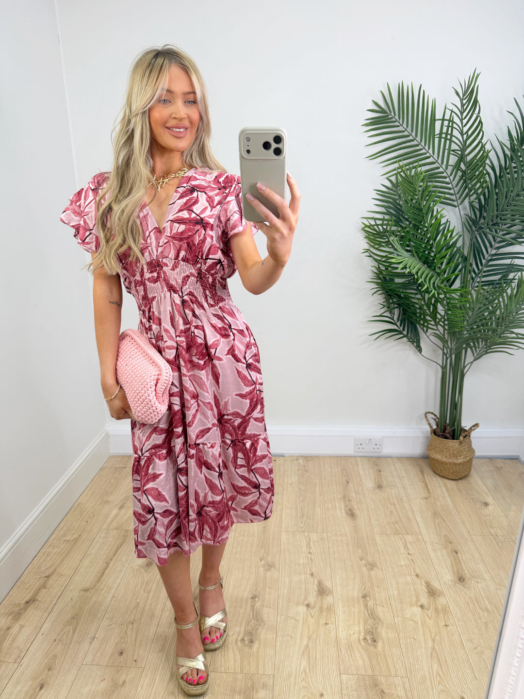 Mandi Dress - Pink