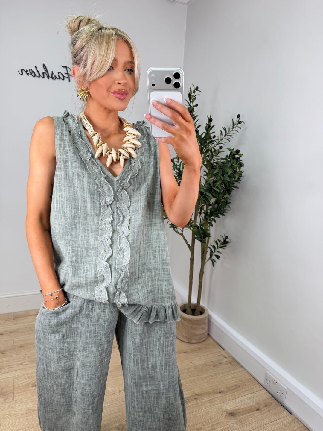 Morocco Top - Khaki