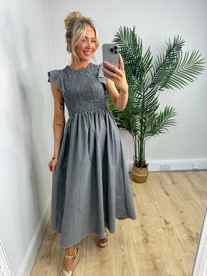 Bonnie Dress - Charcoal