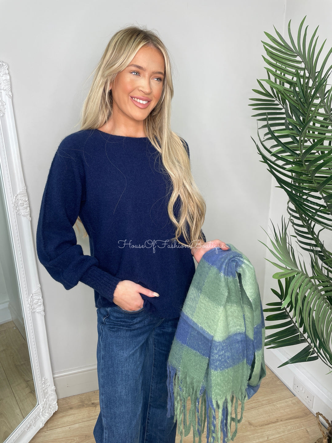 Marianna Long Sleeve - Navy