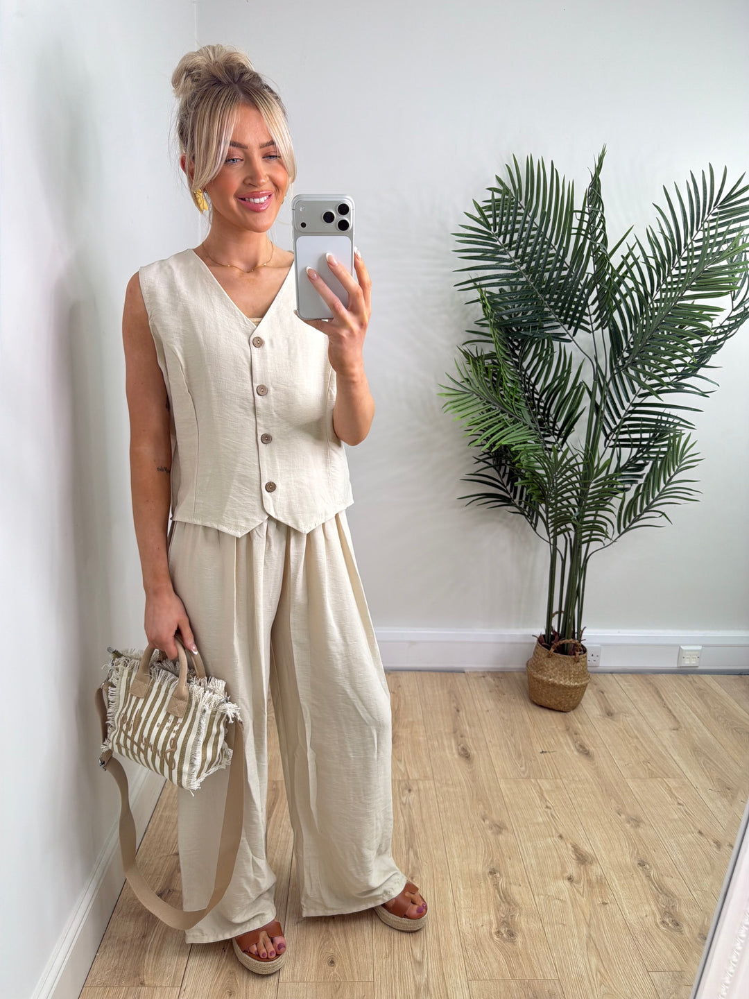 Summer Co-Ord - Beige