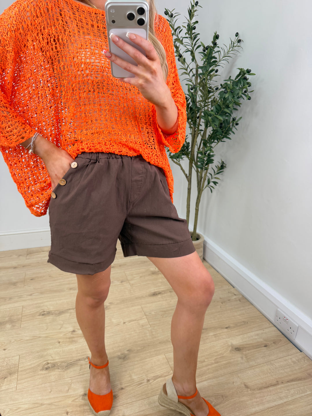 Imogen Magic Shorts - Chocolate
