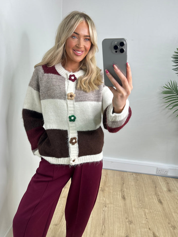 Floral Button Cardigan
