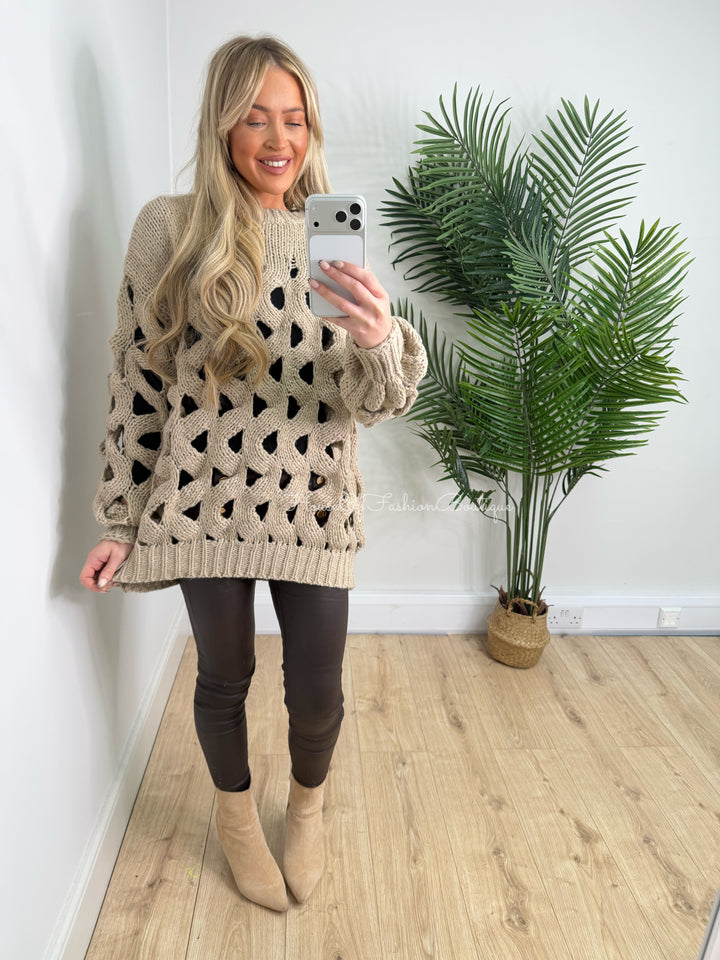 Mabel Knit - Beige