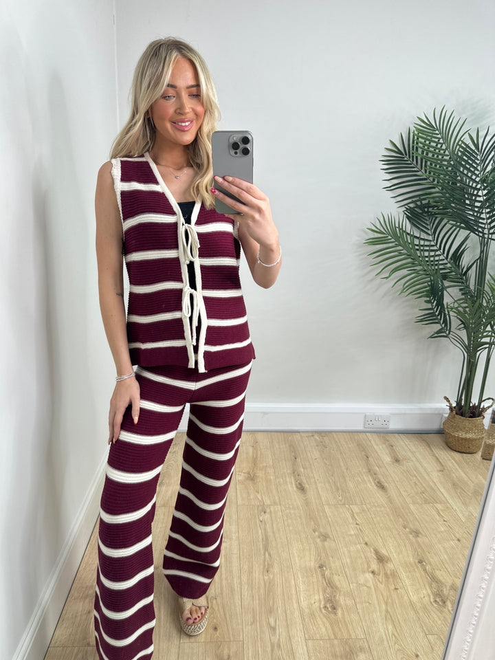 Mimi Co-Ord - Burgundy