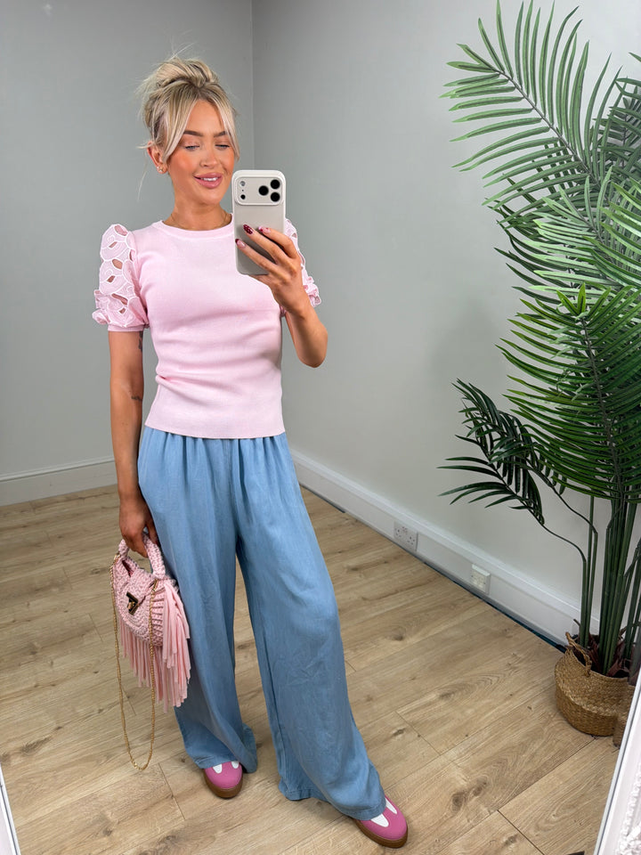 Camille Top - Baby Pink