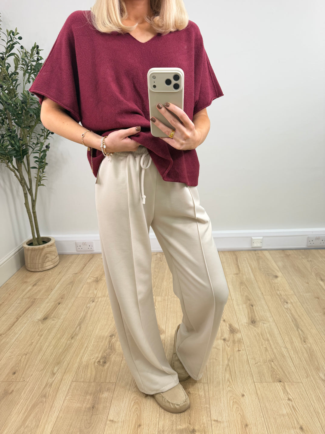 Relax Joggers - Cream