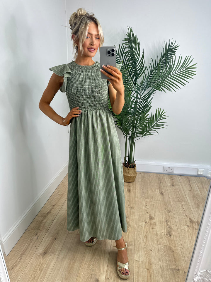 Bonnie Dress - Khaki
