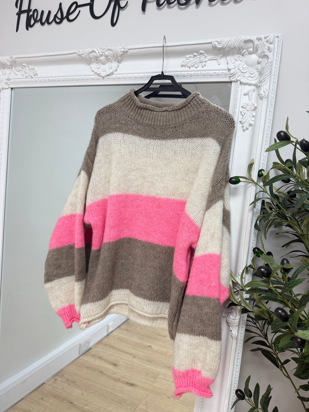 Colour Block Knit